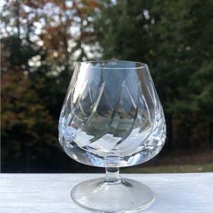 Small Brandy Sniffer Cut Crystal Glasses (4)